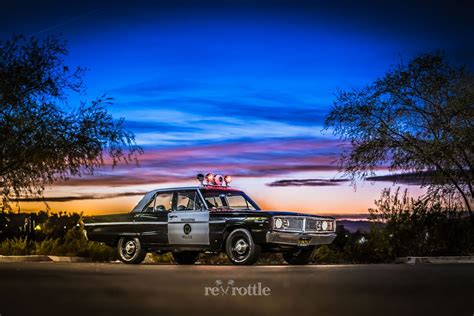 1966 Dodge Coronet Deluxe Pasadena Police Car Photography - Revrottle ...