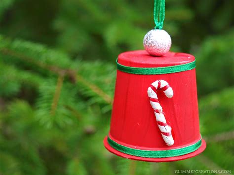 Recycled Single Serve Coffee Maker Cup Christmas Ornament Tutorial from www.glimmercreations.com ...