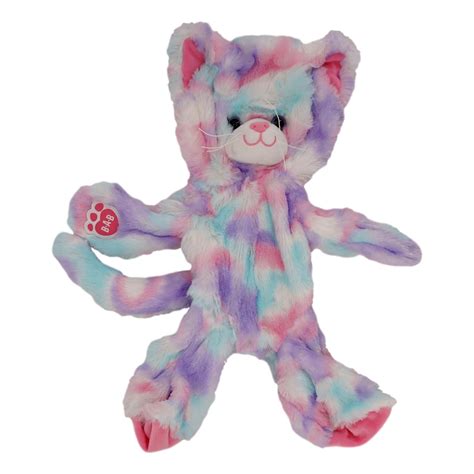 Unstuffed Build-a-Bear Pastel Swirl Kitty - Colorful Cat Plush Toy - Walmart.com - Walmart.com