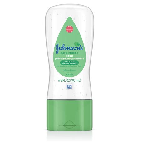 Johnson's Baby Oil Gel with Aloe Vera & Vitamin E, 6.5 fl. oz - Walmart ...