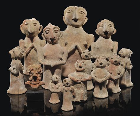 A GROUP OF INDUS VALLEY TERRACOTTA FIGURES | HARAPPA, NORTH PAKISTAN ...