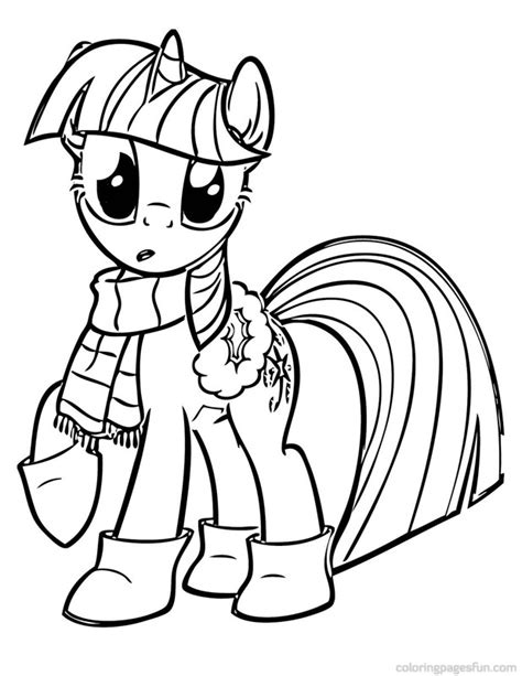 My little pony christmas coloring pages to download and print for free