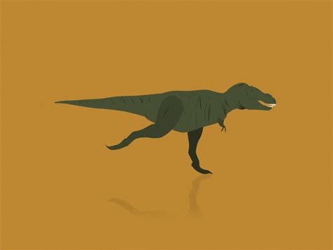 Dino Run Cycle by Emin Ganjumyan on Dribbble