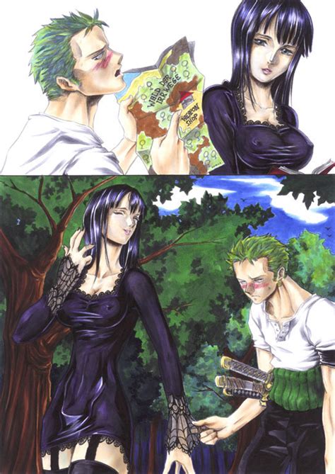 Zoro Robin - Zoro & Robin Fan Art (10343393) - Fanpop