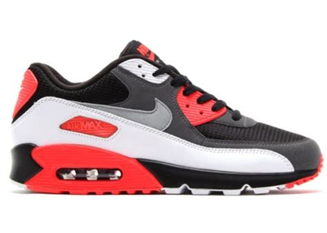 Nike Air Max 90 Essential Black / Red New Men's Trainers - True Looks