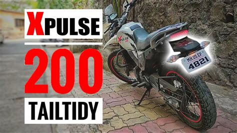 हिंदी Tail-tidy installation in less than Rs.500 2021 Xpulse 200 #30 - YouTube