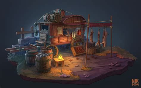 ArtStation - Medieval Carriage