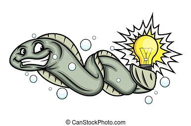 Electric eel cartoon Stock Photos and Images. 34 Electric eel cartoon ...