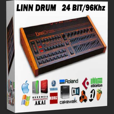 LINN DRUM LINDRUM VINTAGE DRUM MACHINE 24 BIT 24BIT SAMPLES - Tradebit