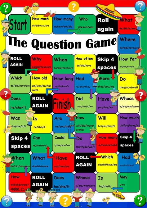 Question Formation Boardgame | This or that questions, Board games ...