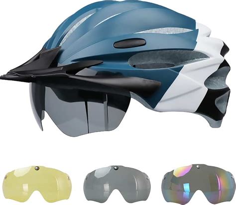 Amazon.com: bicycle helmet with face shield