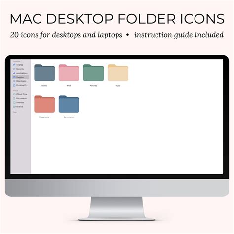 Mac Folder Icons Customisable Icons for Mac Desktops & Laptops ...