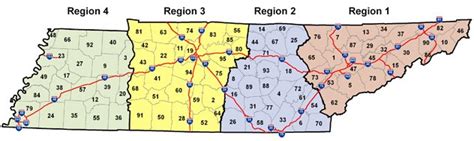 Map Of Tennessee Showing Counties – Get Latest Map Update