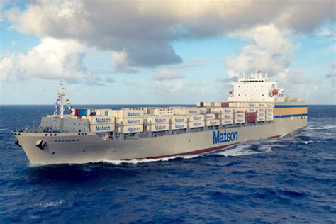 m/v MAHIMAHI, MOKIHANA or MANOA Artistic Rendering Ship Poster, Matson, Container Ships ...