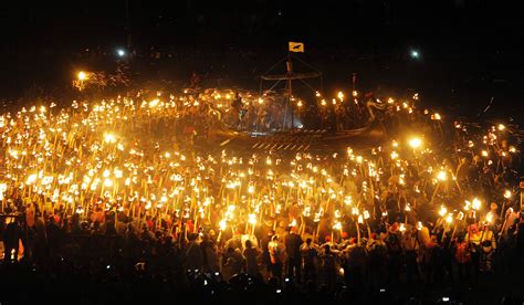 Up Helly Aa Viking festival in Shetland Islands