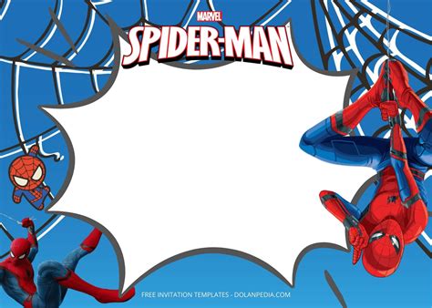 10+ Spiderman Birthday Invitation Templates | Dolanpedia