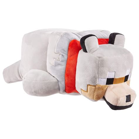 Minecraft Wolf Mattel 12 Inch Plush | Minecraft Merch