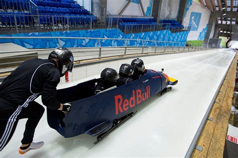 Olympic bobsled team races at Russian GP