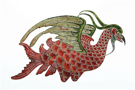 The Peng, a mythical Chinese animal that is part bird and part fish ...