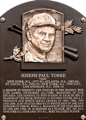 Torre, Joe | Baseball Hall of Fame