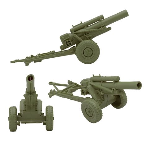 BMC Classic Marx Military HOWITZERS Green Plastic Army Men Artillery – BMC Toy Soldier Shop