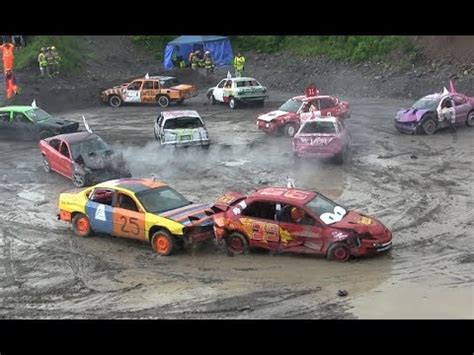 2017 Demolition Derby - Smash Up For MS - Small Car Heat - YouTube