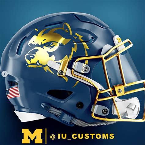 Concept Michigan Football helmets put modern twists on classic design - Detroit Sports Nation