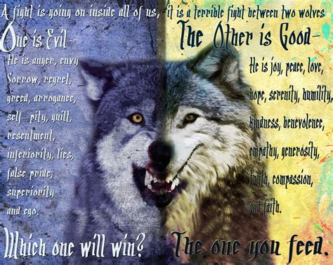 Epic Formula to Win Over Evil: An Old Cherokee Tale of Two Wolves - God ...