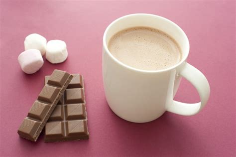 Delicious hot chocolate drink with ingredients - Free Stock Image