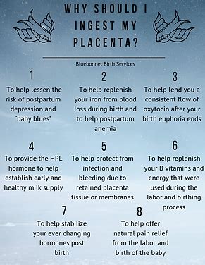 Placenta Encapsulation | Bluebonnet Birth