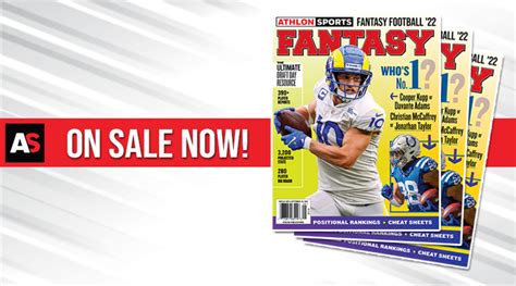 Athlon Sports' 2022 Fantasy Football eMagazine Available Now! - Athlon ...