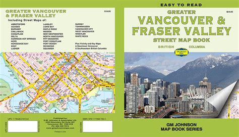 Vancouver & Fraser Valley, British Columbia Map Book - GM Johnson Maps