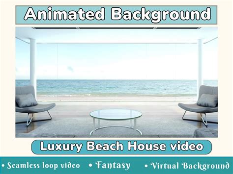 Beach Animated Virtual Background Zoom Background Video Loop - Etsy Ireland