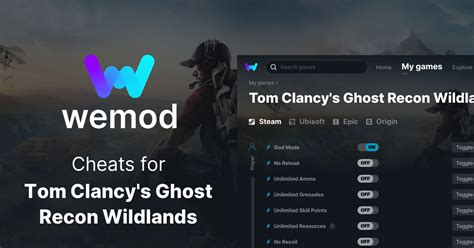 Tom Clancy's Ghost Recon Wildlands Cheats & Trainers for PC | WeMod