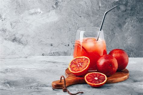 Fresh Blood Orange Juice | Food Images ~ Creative Market