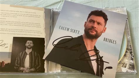 Calum Scott - Bridges signed CD unboxing #whereareyounow #calumscott # ...