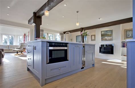 White Quartz Island Kitchen