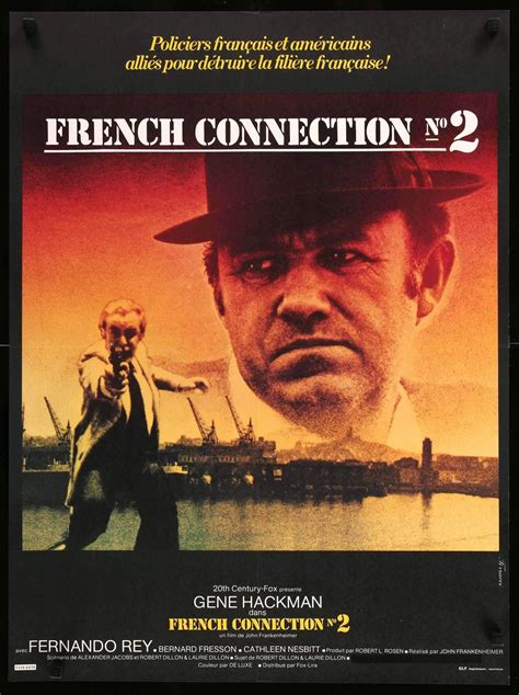 French Connection II (1975) Original French Movie Poster - 23" x 31" - Original Film Art ...