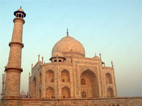 Taj mahal sunset Stock Photo | Adobe Stock