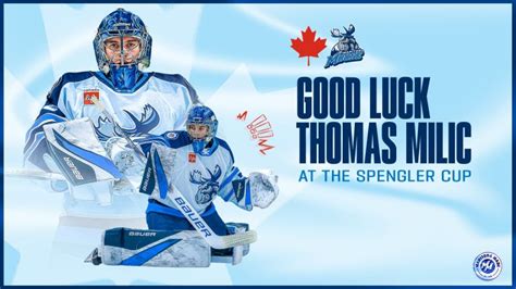 Thomas Milic Named to Team Canada's Spengler Cup Roster - Manitoba Moose