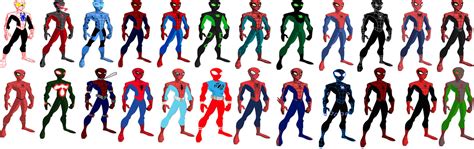 My Spider-Man suit Collection by stick-man-11 on DeviantArt