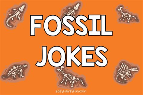 35 Fossil Jokes That You'll Really Dig - Easy Family Fun- Games, Trivia ...