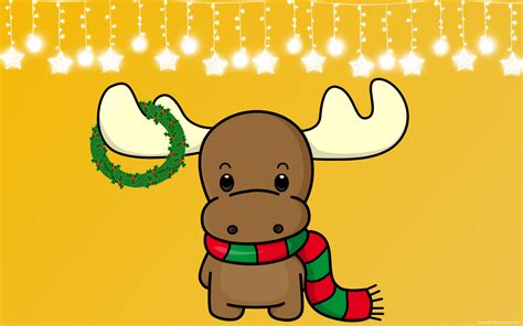 Xmas Moose Wallpapers - Wallpaper Cave