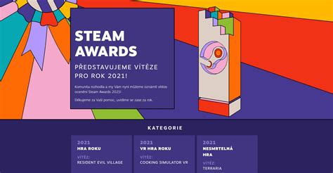 Steam Awards 2021 - Winaplikace.cz