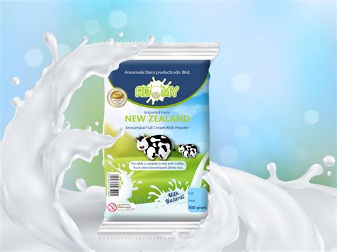 milk packaging design by Roman hasan fahim on Dribbble