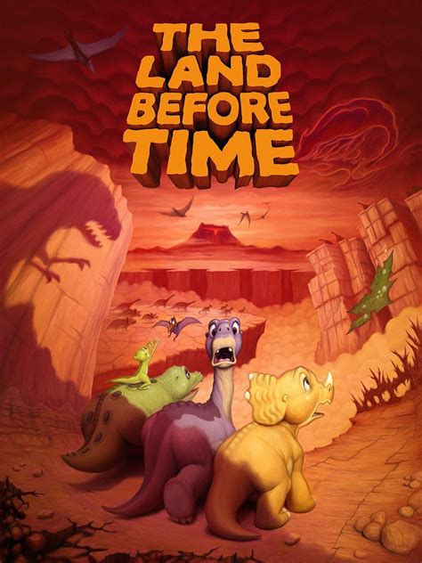 The Land Before Time (1988) [975 × 1300] by John Barry Ballaran : r/MoviePosterPorn