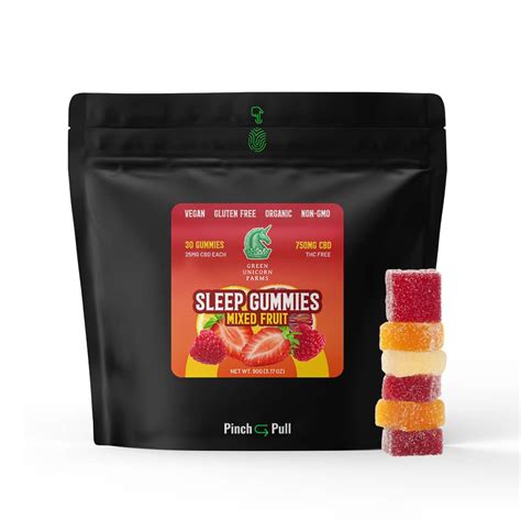 CBD Sleep Gummies | THC-free Vegan CBD gummy cubes