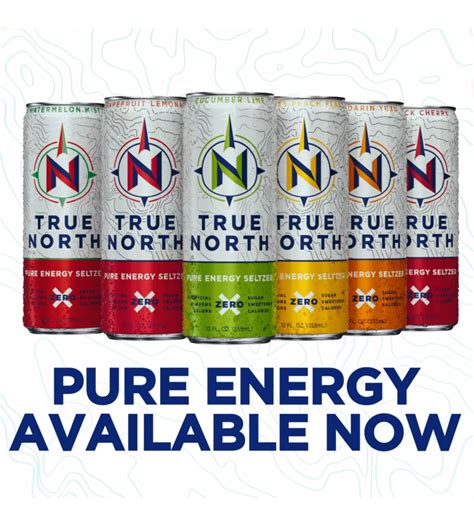 True North Pure Energy Seltzer launch shakes up the seltzer water category