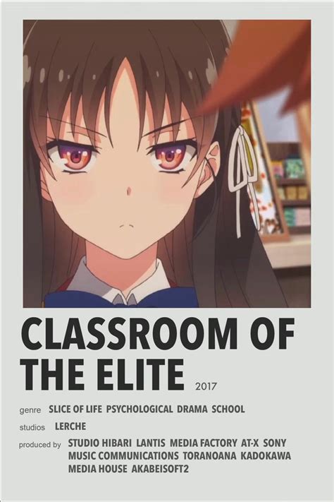 Classroom of the Elite | Anime films, Anime reccomendations, Anime