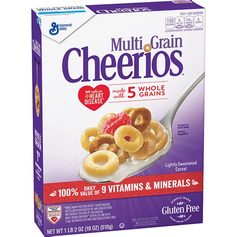 Multi Grain Cheerios™ Gluten Free Cereal 18 oz Box | Cereal | Market Basket